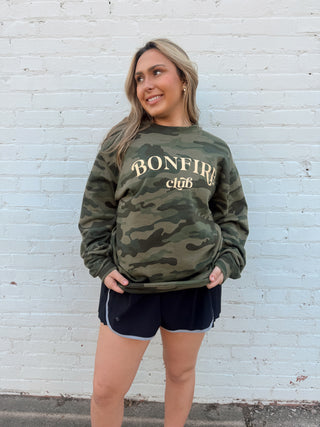 Bonfire Club Camo Sweatshirt