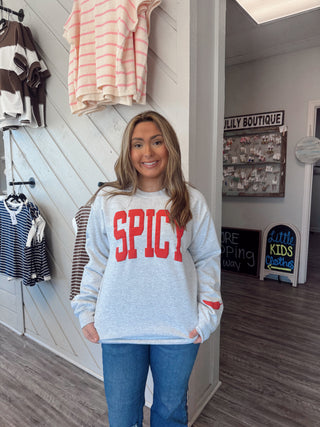 A Little Spicy Graphic Sweatshirt