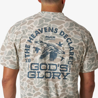 Burlebo Vintage Washed Camo Tee- God's Glory