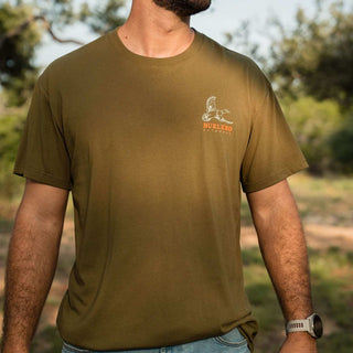 Burlebo Short Sleeve Tee - Duck Wild - Hunter Green