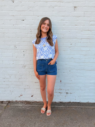 Everyday Ease Denim Shorts