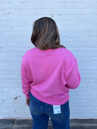 Mary Square Sarah Sweatshirt | Green Trees