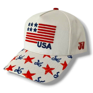 Patriotic Flag & Bow Hat