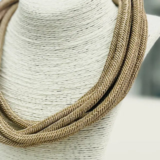 8-Strand Necklace Caramel