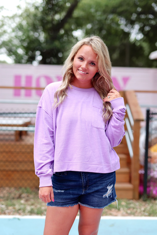 Long Weekend Knit Sweatshirt