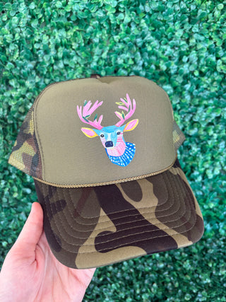 Oh Deer Camo Snapback Hat