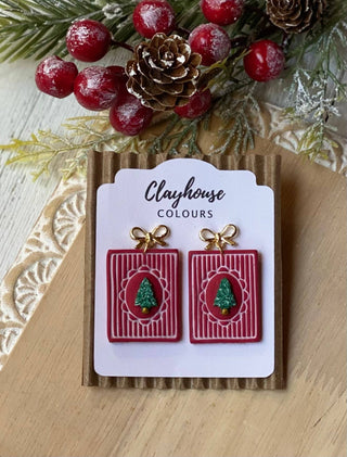 Christmas Earrings: Trees