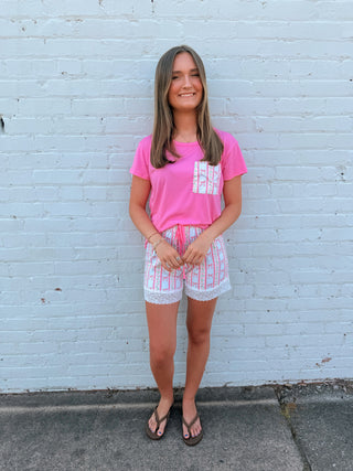 Simply Southern Sweet Dreams Bow Pocket Pajama Set