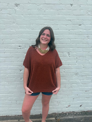 Autumn Breeze V-Neck Sweater