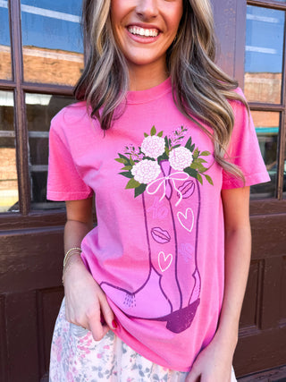 Blossom Boot Graphic Tee