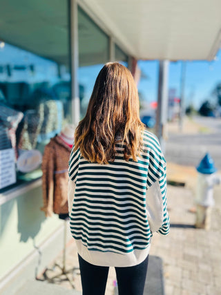 Cozy Days Striped Sweatshirt-3 colors!