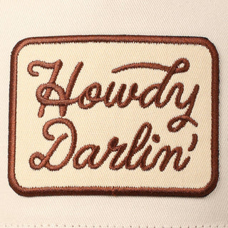 Howdy Darlin' Embroidery Patch Cap: CAMO