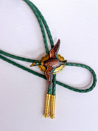 Mallard Duck Bolo Tie