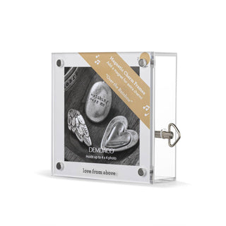 Love From Above Acrylic Magnetic Musical Frame - 4in