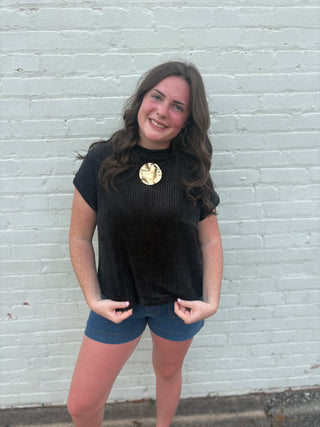 Midnight Cozy Chenille Sweater