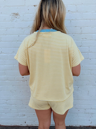 Sunny Days Striped Lounge Set