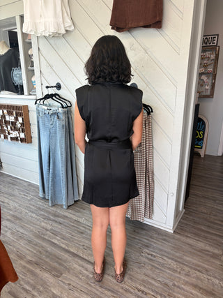 After Dark Satin Dress