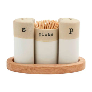 Mud Pie Salt and Pepper Toothpick Set
