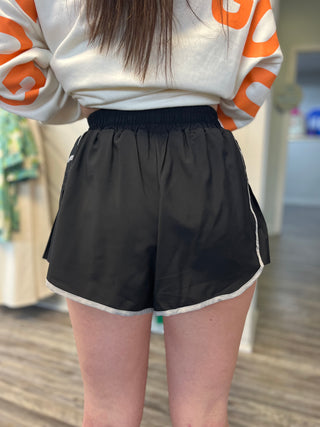 Simply Southern Athletic Shorts in Black