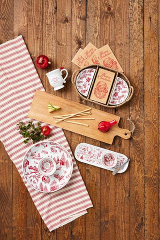 Mud Pie Wooden Serving Board for Light-Up Sitters