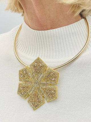 Snowflake Christmas Collar Necklace