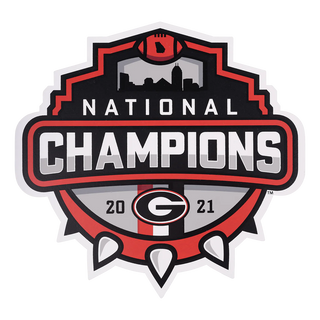 UGA National Championship Topper