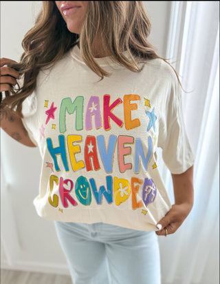 Make Heaven Crowded Ivory Graphic Tee