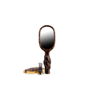 Teleties Mini Detangler Brush for Medium Hair - Tortoise