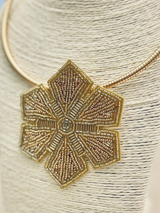 Snowflake Christmas Collar Necklace