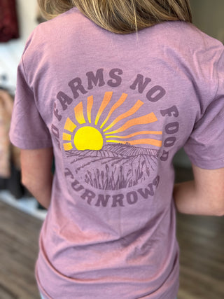 Ladies No Farms No Food Tee