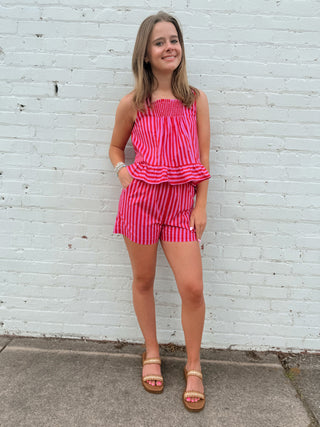 Sweet Sunset Stripe Shorts
