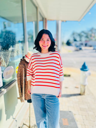 Everyday Ease Striped Sweater- 4 Colors!