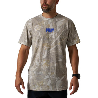 Burlebo Vintage Washed Camo Tee- Pray