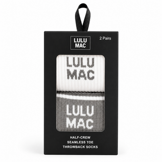 Mac Socks 2 Pair Box- GREY/GREY