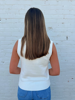 Southern Flight Sleeveless Sweater