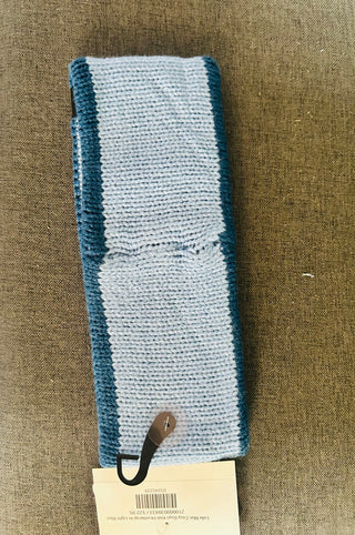 Lulu Mac Cozy Days Knit Headwrap in Light Blue