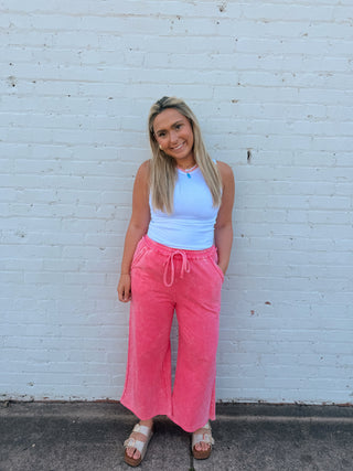 The Pink Haze Wide Leg Pant