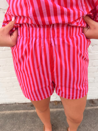Sweet Sunset Stripe Shorts