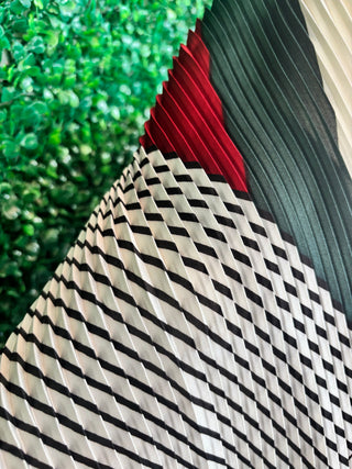 Autumn Stroll Pleated Scarf