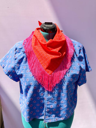 Fringe Bandana - Red