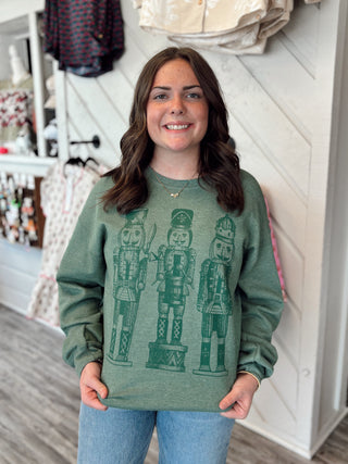 Forest Monochrome Nutcracker Sweatshirt