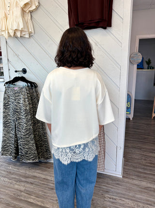 Lace of Grace Knit Top