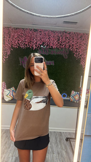 Patchwork Mallard Duck Graphic Tee