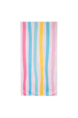 Girly Bows Cute Beach Towel: Multicolored