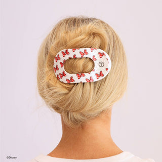 Flat Round Hair Clip | Large | Minnie Mouse Loves Her Bows!