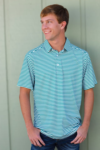 Autilove Men's Performance Polo in Hunter Green