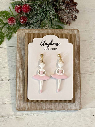 Nutcracker Earrings : Clara (ballerina)
