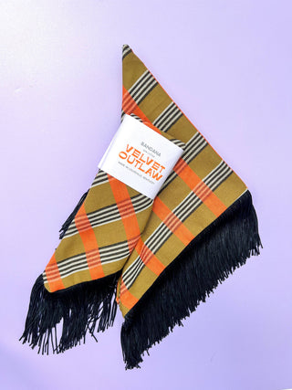 Autumn Edge Fringe Bandana