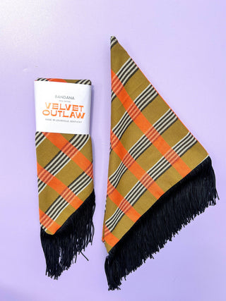 Autumn Edge Fringe Bandana