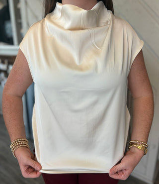 Champagne Dreams Satin Top